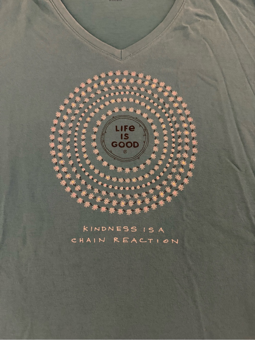 Life is Good Crusher-Lite Women's L Blue Shirts Set of 3 EUC Pickleball Graphic - Picture 9 of 9